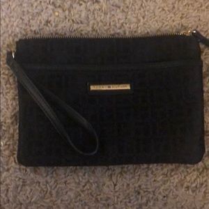 Tommy Hilfiger black clutch